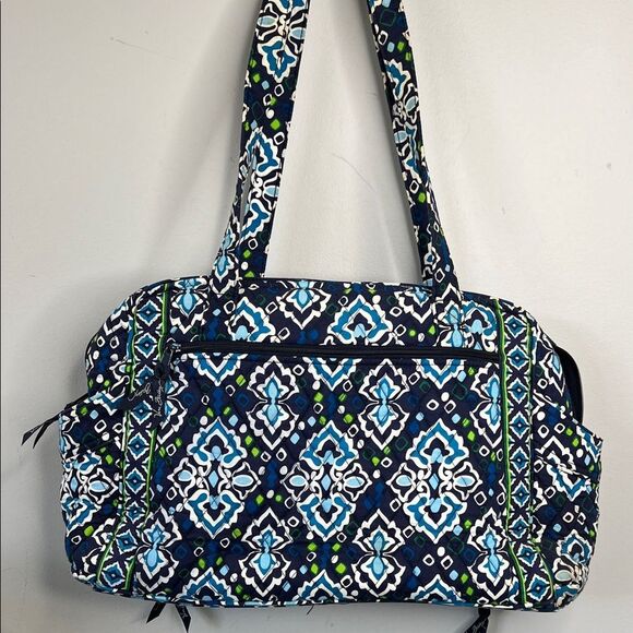 Vera Bradley Ink Blue Diaper/Tote Bag - Picture 6 of 10